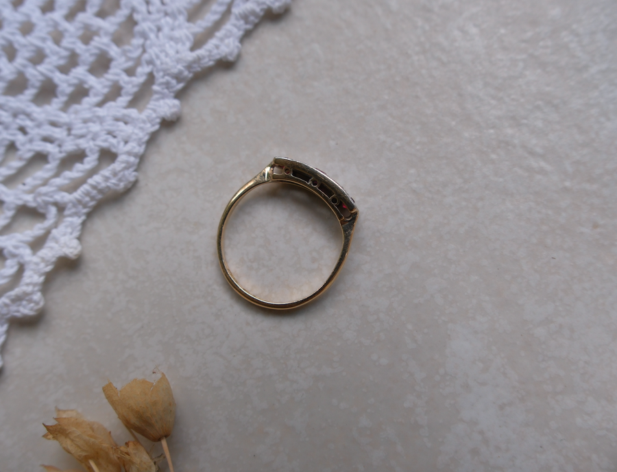 18K Edwardian Ruby Diamond Ring (7)