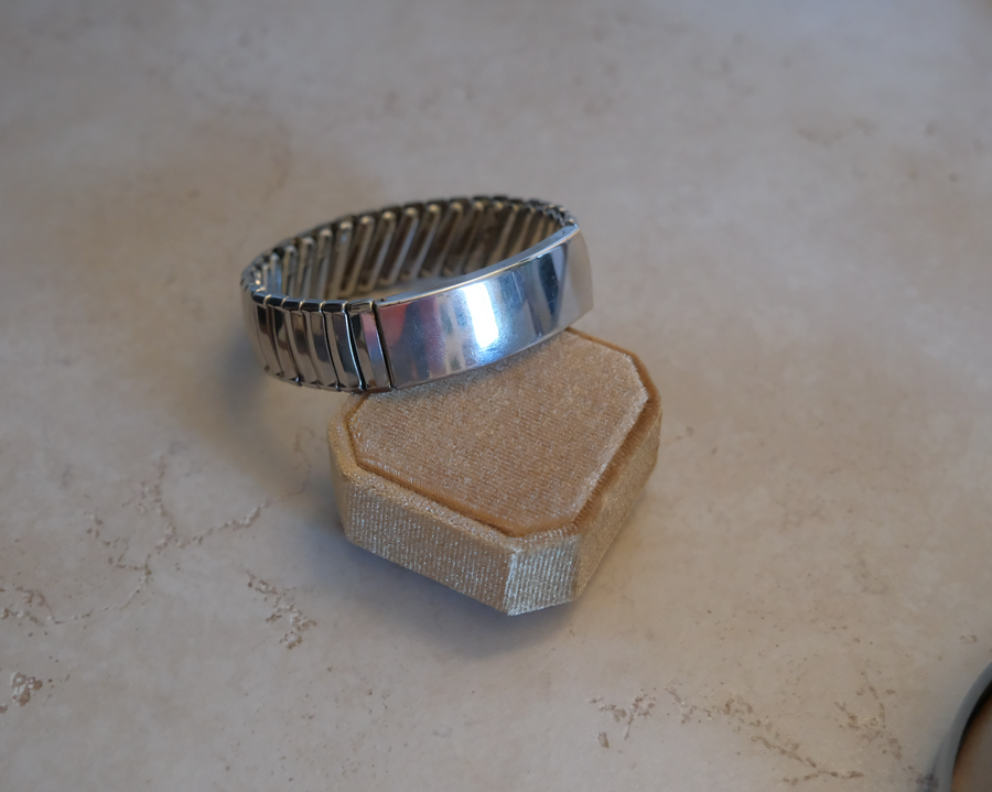 Silver Photo-Vue Expansion ID Bracelet