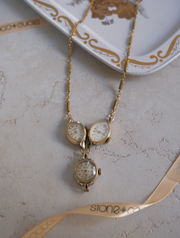 Echoes of Time - Vintage Watch Necklace - Stone Cooper