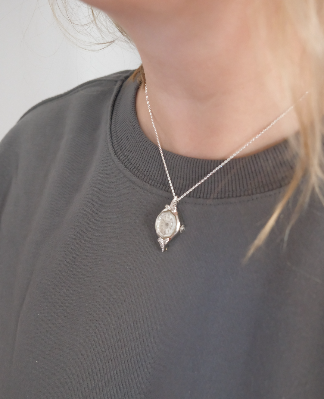 Hourbound - Vintage Diamond Watch Necklace - Stone Cooper