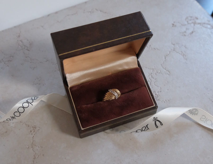 14K Diamond Dome Ring (6) - Stone Cooper