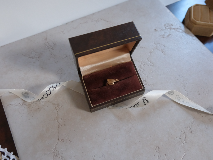 10K Gold Retro Twist Ring (6) - Stone Cooper