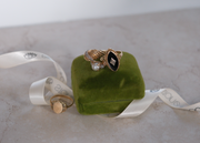 14K Vintage Onyx Diamond Ring (6.5) - Stone Cooper