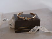 Opal Gold-Filled Cuff Bracelet - Stone Cooper