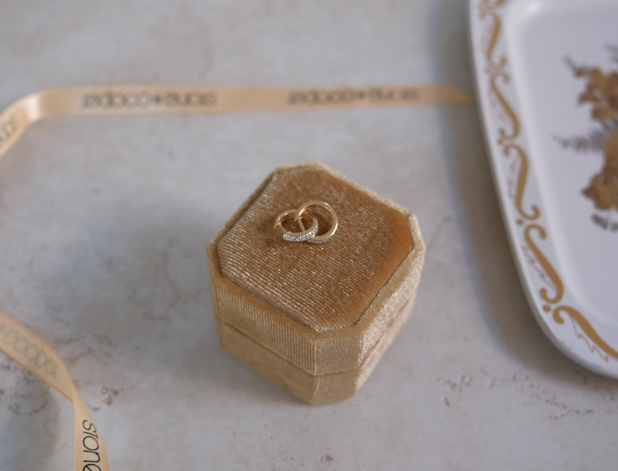 Classic 14K Vintage Diamond Huggies