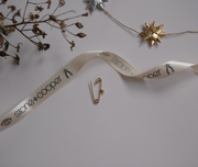 Antique 14K Gold Pearl Safety Pin Charm Holder/Link