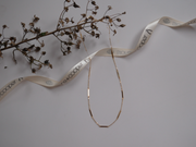 14K Gold Textured Bar-Chain