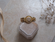 Claude Round Antique Sweetheart Expansion Bracelet