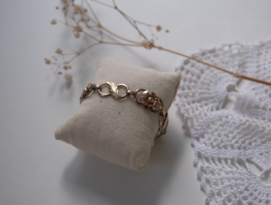 Verna Gold-Filled Flower Bracelet