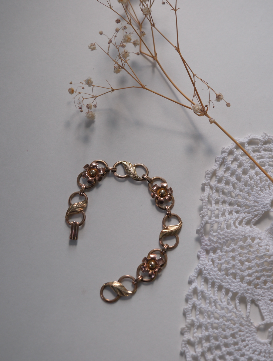 Verna Gold-Filled Flower Bracelet