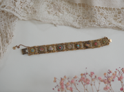 Etta Antique Enameled Bracelet