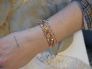 Everyday Mixed Metal Bead-Chain Bracelet