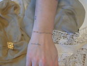 Everyday Mixed Metal Bead-Chain Bracelet