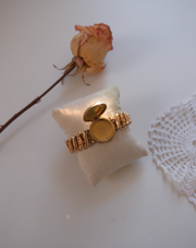 H.N. Antique Sweetheart Expansion Locket Bracelet