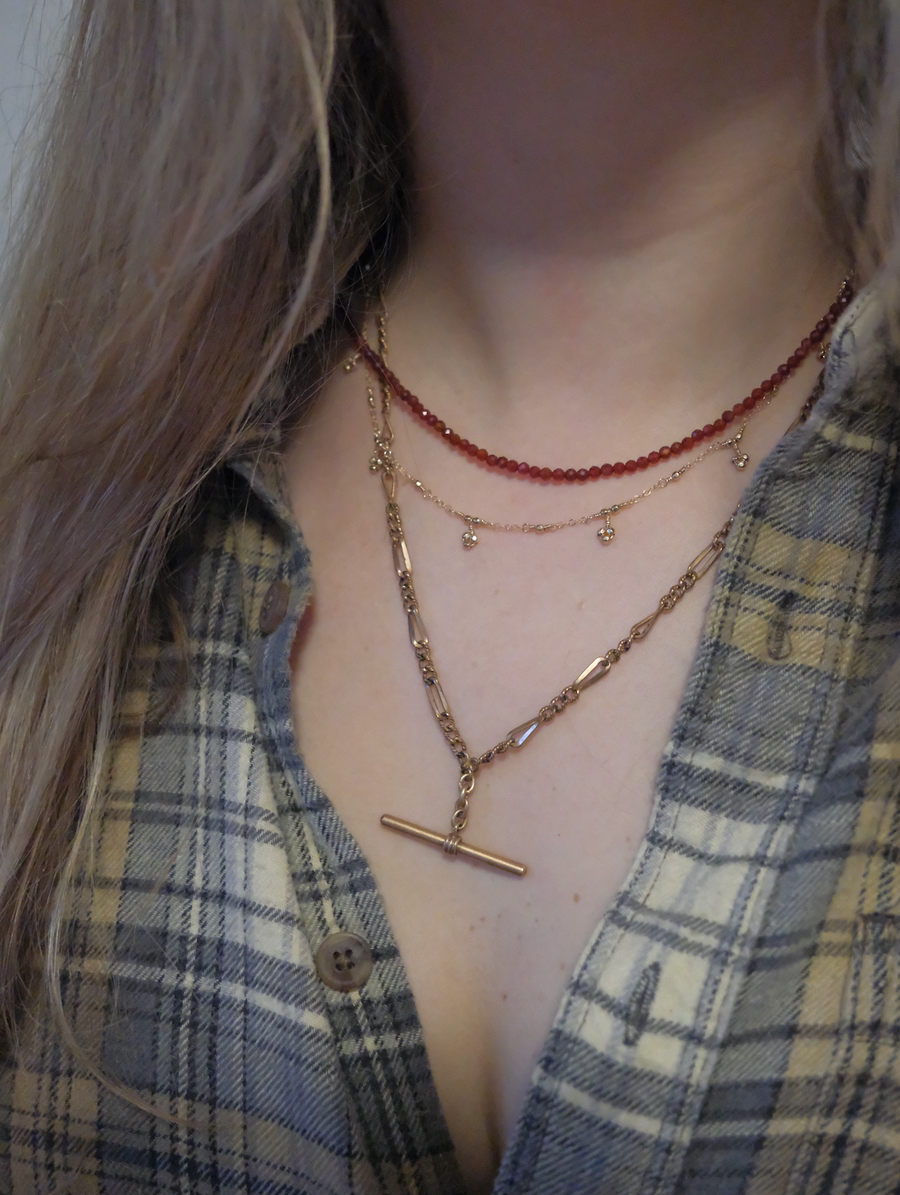 Gold Filled Raindrop Necklace