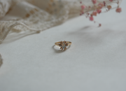 10K Vintage Opal Diamond Ring (6)