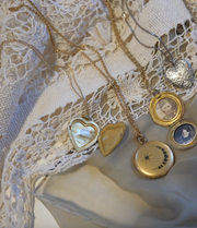 Whitney Antique Engraved Heart Locket