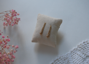 Vintage Diamond Chain Earrings (14K)