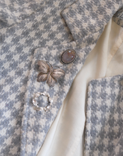 Vintage Silver Butterfly Brooch Set - Stone Cooper