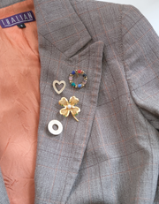 Vintage Lucky Charm Brooch Set - Stone Cooper