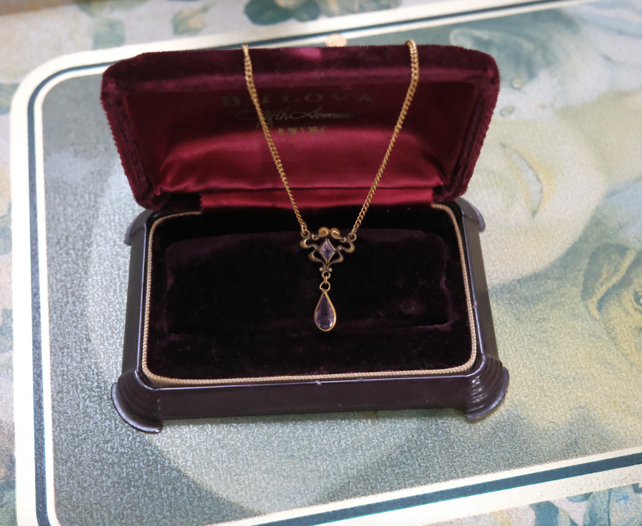 Thelma Antique Festoon Necklace - Stone Cooper