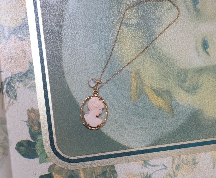Constance Cameo Necklace - Stone Cooper