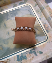 Rilla Opal Chain Antique Bracelet - Stone Cooper