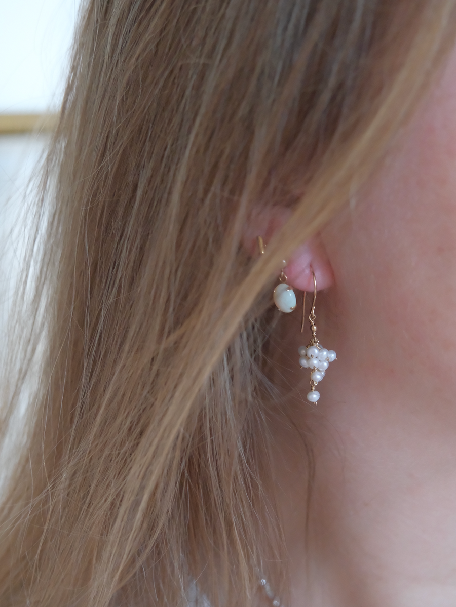 Opal Agatha Earrings (14K) - Stone Cooper