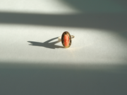 Coral Cameo Ring 10K (7.25) - Stone Cooper