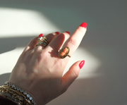 Coral Cameo Ring 10K (7.25) - Stone Cooper