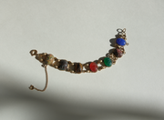 Arlene Double Strand Vintage Scarab Bracelet