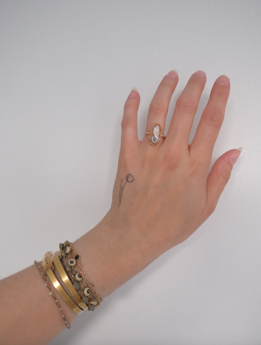 10K Cameo Diamond Ring (7)
