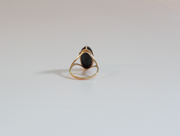 10K Vintage Onyx Diamond Ring (9)