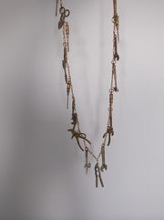 Epic Vintage Tool Chest Charm Necklace