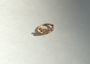 10K Gold Victorian Clasped Hands Fede Gimmel Ring (7)