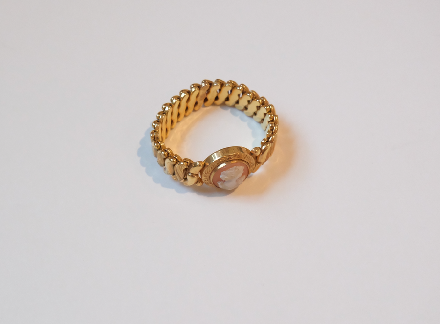 Claudette Antique Cameo Expansion Bracelet