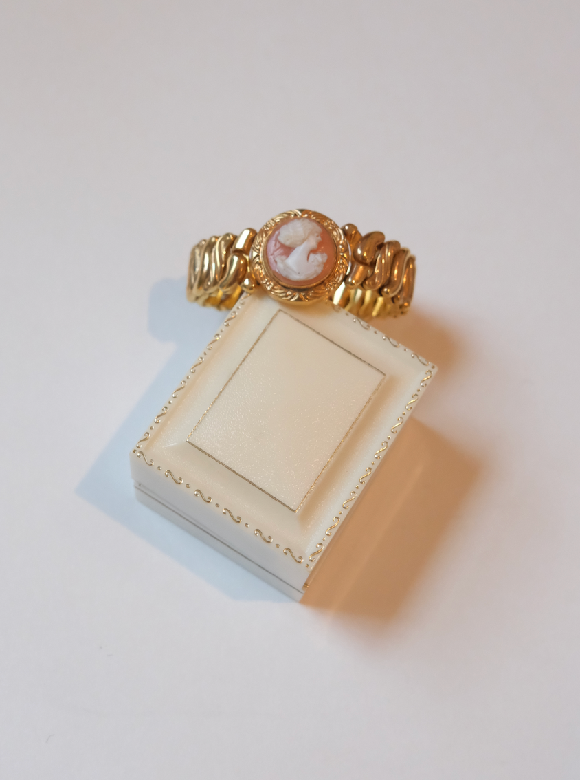 Claudette Antique Cameo Expansion Bracelet