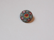 Vintage Micro-Mosaic Round Brooch