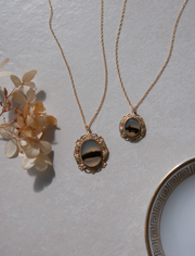 Josephine Moss Agate Necklace - Stone Cooper
