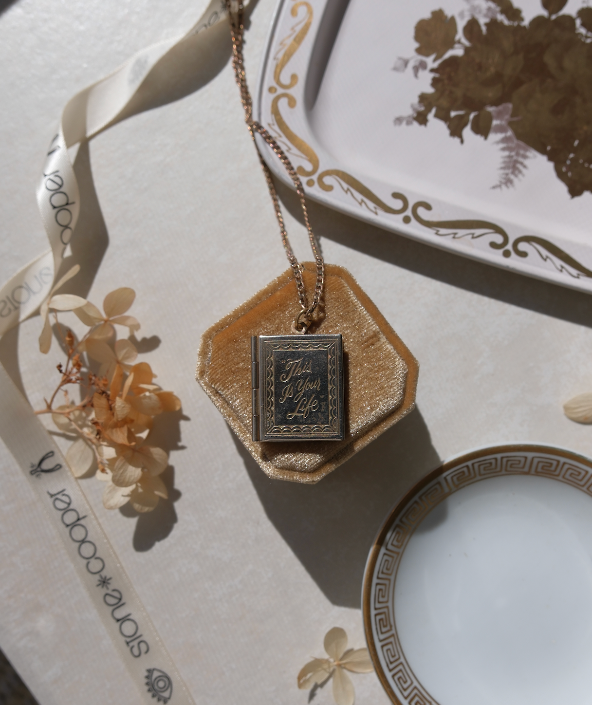 Walter 'This is Your Life' Book Locket - Stone Cooper