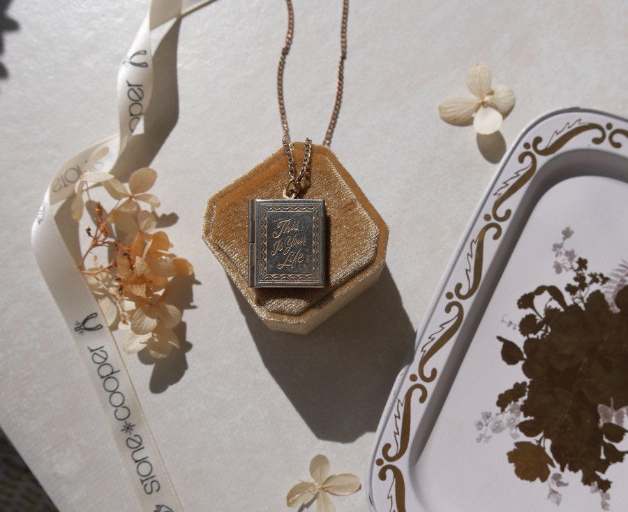 Walter 'This is Your Life' Book Locket - Stone Cooper