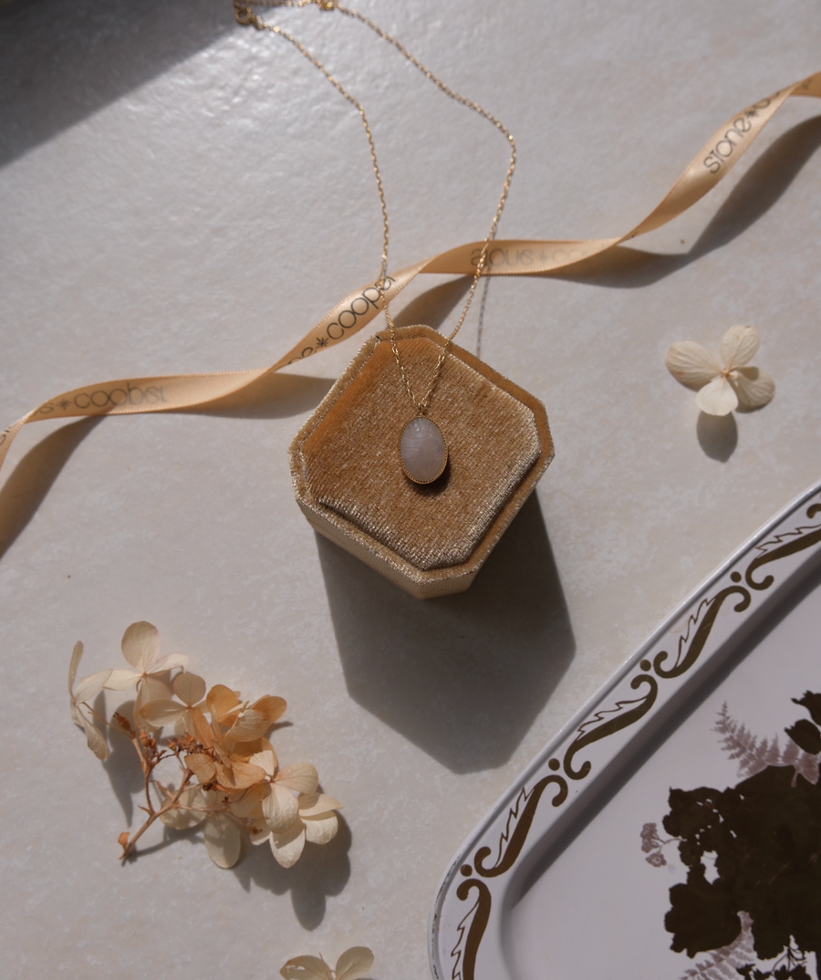 Aurilla Quartz Scarab Necklace - Stone Cooper