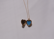 Debra Diamond Accent, Watercolor Gold-Fill Locket - Stone Cooper