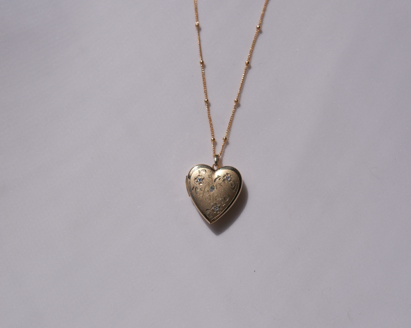 Sabina Diamond Accent 'I Love You' Gold-Fill Locket - Stone Cooper
