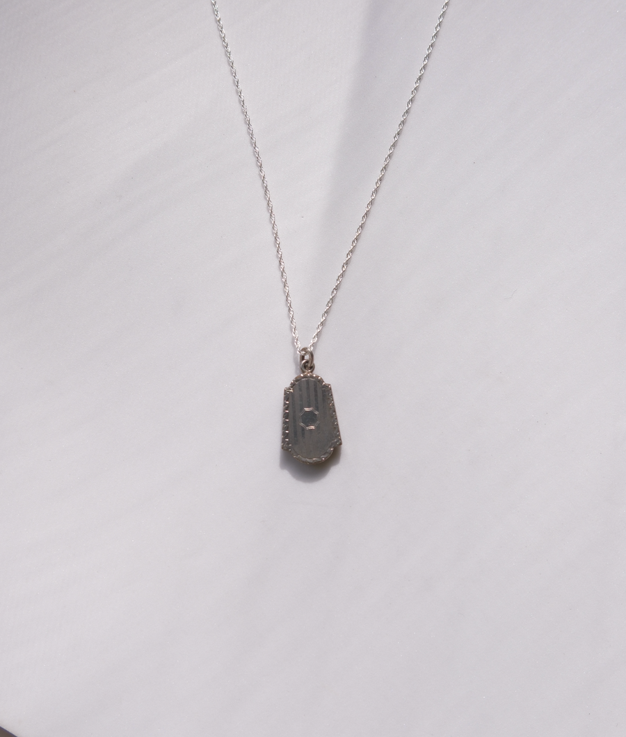 Pat Shield Locket - Stone Cooper
