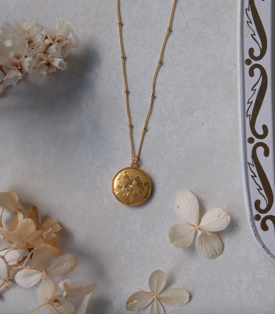 Hedwig Love Bird Lockets (3 styles) - Stone Cooper