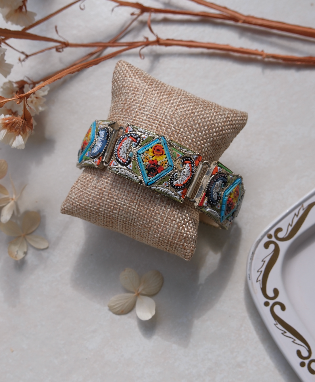 Faye Mosaic Panel Bracelet - Stone Cooper
