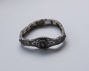 Lisa Onyx Diamond Filigree Bracelet - Stone Cooper