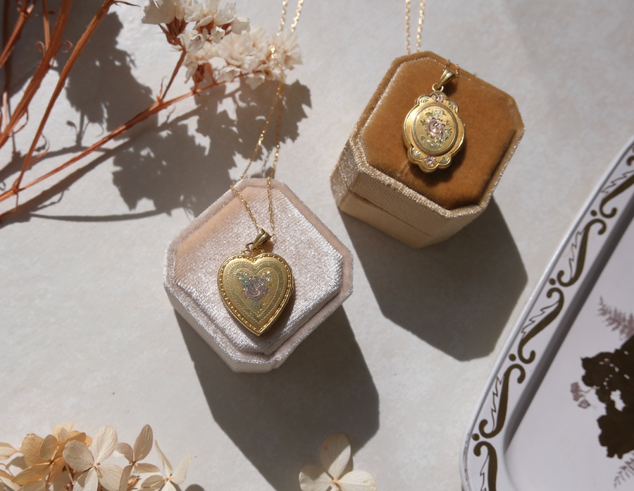 Donna Tricolor Sweetheart Locket - Stone Cooper
