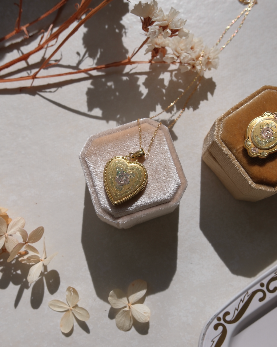 Donna Tricolor Sweetheart Locket - Stone Cooper